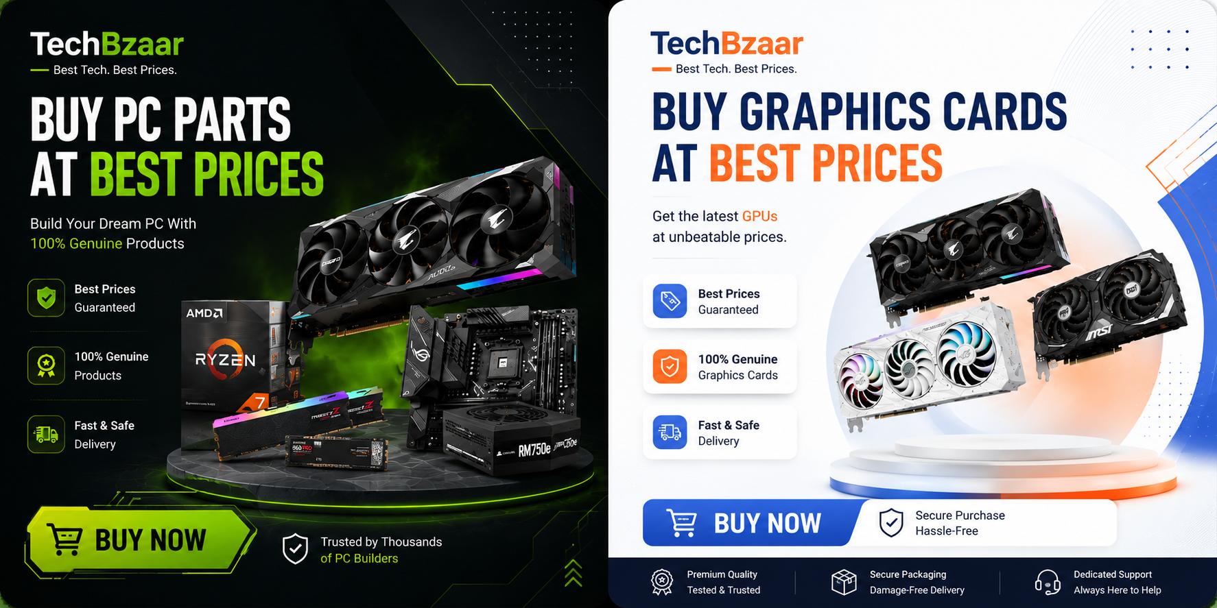 TechBzaar - Buy PC parts and graphics cards at best prices